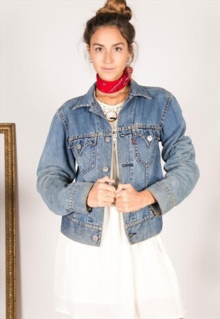 VINTAGE 80'S LEVI'S DENIM JACKET / S0304