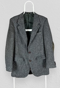 Harris Tweed Grey Blazer Jacket Jonathan Mens Mens UK 40