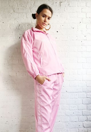 BABY PINK SPORTS TRACKSUIT (1990'S/LADIES)