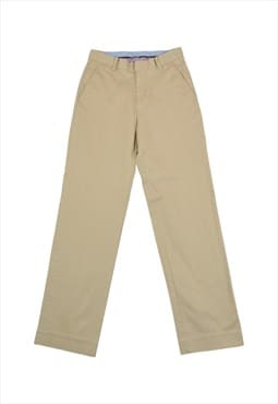 Vintage Hilfiger Chino Cotton Pants Beige Ladies W26 L27