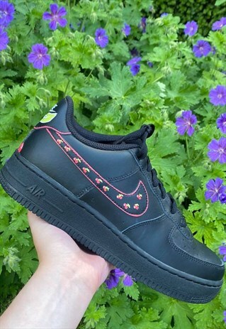 CUSTOM CHERRY NIKE AIR FORCE ONES