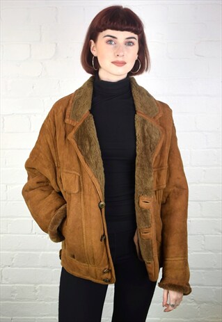 VINTAGE 90'S SHEARLING JACKET