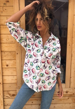 OVERSIZED RETRO 90S 80S VINTAGE UNISEX FESTIVAL SHIRT