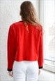 VINTAGE LAPIDUS RED VELVET JACKET