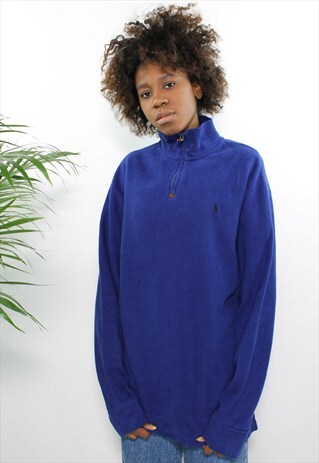 VINTAGE POLO RALPH LAUREN 1/4 ZIP JUMPER
