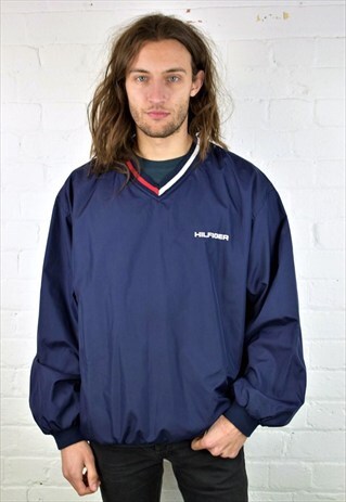 VINTAGE 90'S TOMMY HILFIGER NYLON GOLF PULLOVER JACKET