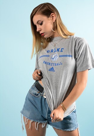 ADIDAS GREY T-SHIRT