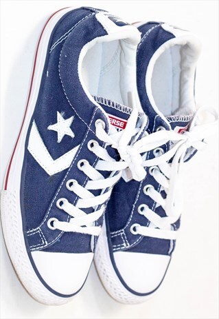 BLUE ALL STAR CONVERSE TRAINERS
