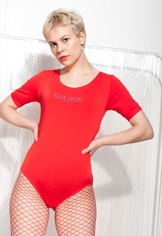 QUEERDO BODYSUIT - REWORKED VINTAGE LEOTARD