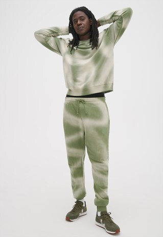 AUSTIN GREEN TIE DYE SWEATSHIRT