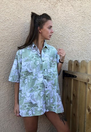 OVERSIZED RETRO 90S 80S VINTAGE UNISEX FESTIVAL SHIRT