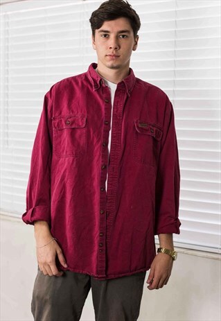 VINTAGE CARHARTT SHIRT LOGO 90S XL 23.8