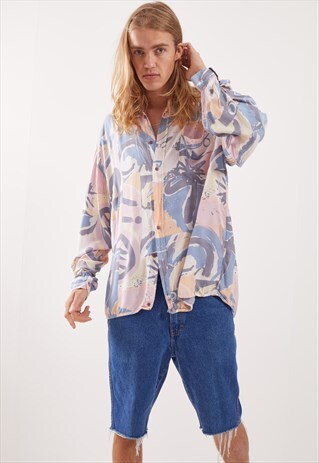 VINTAGE PATTERNED FESTIVAL LONG SLEEVE SHIRT