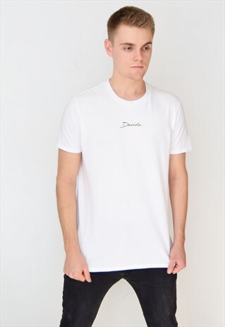 WHITE DECIDE (GREEN) T-SHIRT