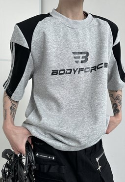 Men's Contrast shoulder pad T-shirt SS2023 VOL.3