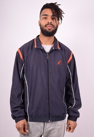 AUSTRALIAN L'APINA MENS VINTAGE TRACKSUIT TOP JACKET XL NAVY