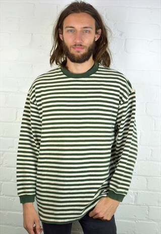 VINTAGE 90'S STRIPED SWEATSHIRT