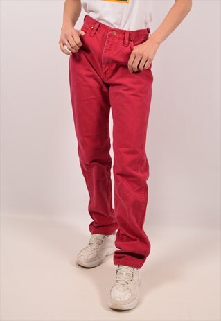 VINTAGE WRANGLER JEANS STRAIGHT RED