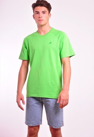 VINTAGE ADIDAS EQUIPMENT GREEN T-SHIRT