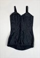 VINTAGE 70S BLACK BODY UNDERWEAR 