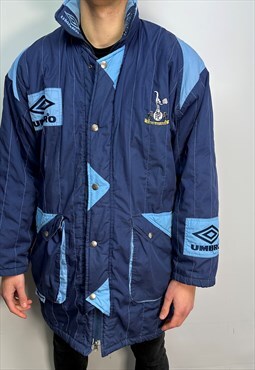 Vintage Umbro 90s Tottenham Hotspur Lightly Padded Coat 