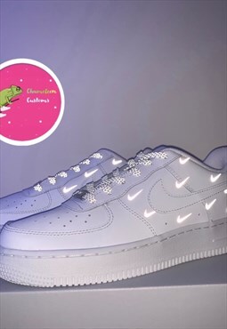 nike air force 1 with reflective tick