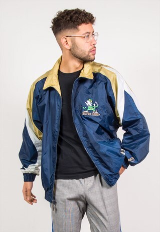 NOTRE DAME WINDBREAKER TRACKSUIT JACKET