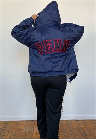 VINTAGE BLUE UNIVERSITY OF PENN JACKET (M)
