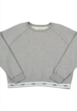 Vintage UGG Cropped Sweater Grey Ladies XL