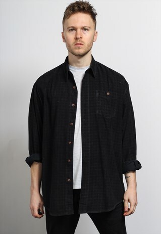 VINTAGE CORDUROY SHIRT BLACK