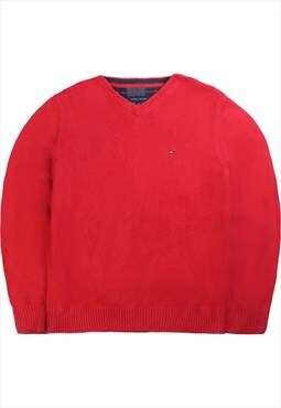 Vintage  Tommy Hilfiger Jumper / Sweater V Neck Button Up
