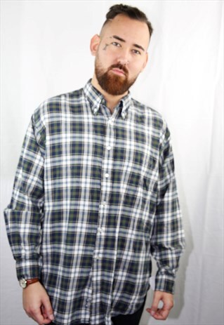 VINTAGE PLAID NAUTICA SHIRT