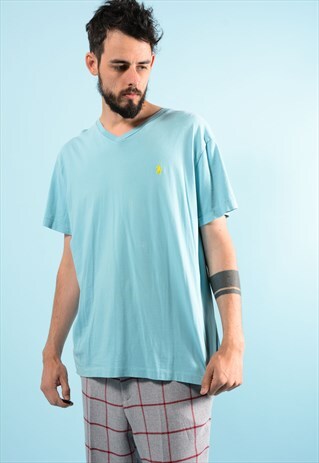 PALE BLUE RALPH LAUREN T-SHIRT