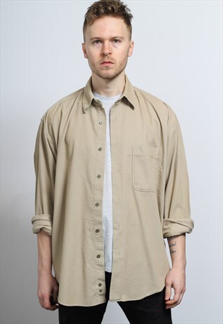 VINTAGE CORDUROY SHIRT BEIGE