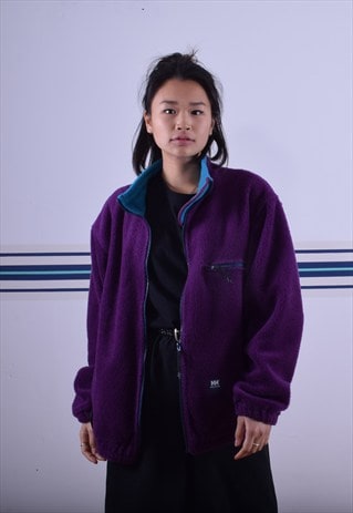 PURPLE HELLY HANSEN FLEECE