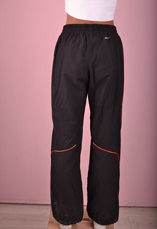 BLACK ADIDAS TRACKSUIT BOTTOMS GTB195
