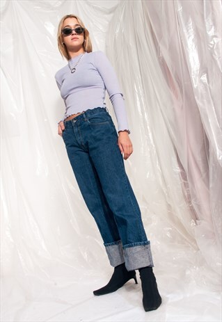 VINTAGE PIERRE CARDIN JEANS 90S BOYFRIEND DENIM TROUSERS