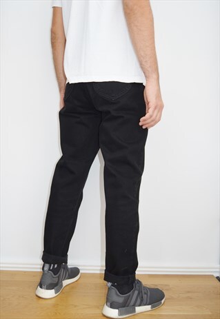 90'S LEE BLACK JEANS/TROUSERS