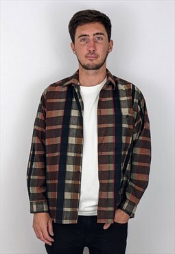 Vintage Checked St Micheal Shirt - M