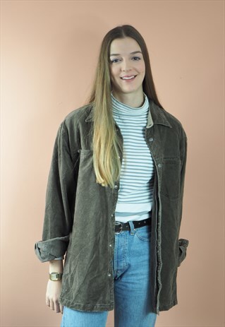VINTAGE KHAKI WORKWEAR SHIRT