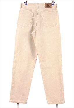 Vintage 90's Wrangler Jeans / Pants Denim Straight Leg Beige