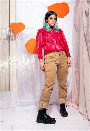 VINTAGE LEVI'S JEANS 90S STRAIGHT LEG CORDUROY TROUSERS