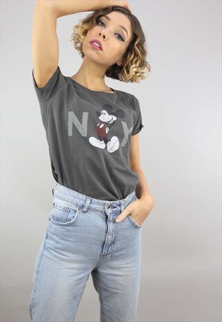 VINTAGE RETRO DISNEY MICKEY T-SHIRT TOP CARTOON
