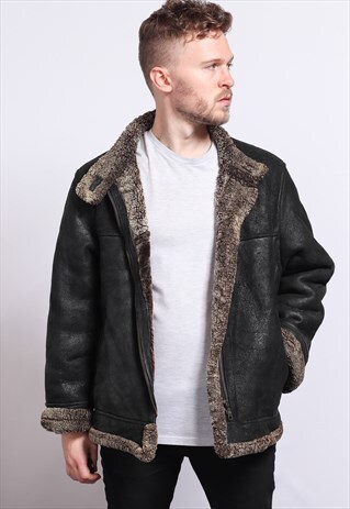 VINTAGE LEATHER AVIATOR JACKET