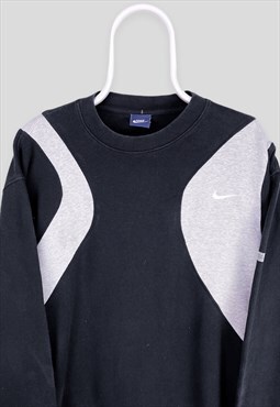 Vintage Reworked Nike Sweatshirt Black Grey