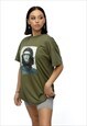 CREW NECK CHE  PAINTING SHORT SLEEVE T-SHIRT  