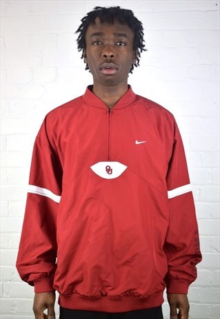 VINTAGE 90'S NIKE NYLON 1/4 ZIP PULLOVER GOLF JACKET