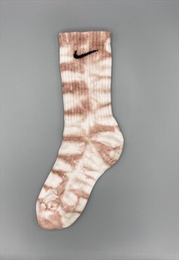 Nike Unisex Tie-Dye Socks - Tan 
