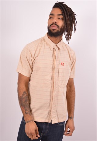 VINTAGE NIKE SHIRT STRIPES BEIGE