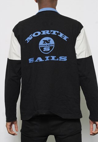 VINTAGE NORTH SAILS RUGBY BLACK